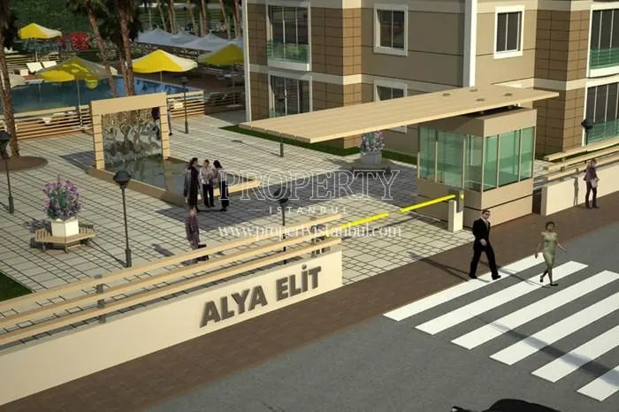 The entrance of Alya Elit compound