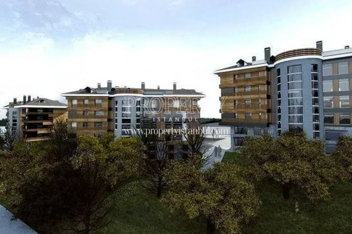 Alya Evleri Sariyer blocks among the trees