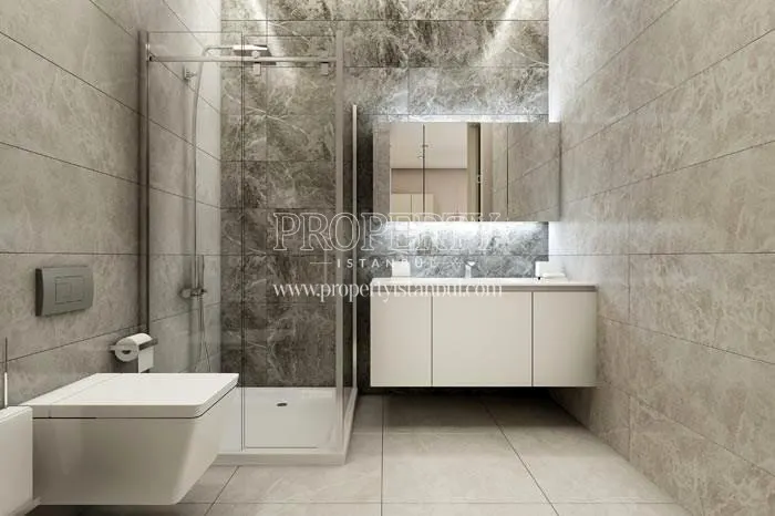 A bathroom in Alya Life Residence