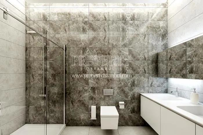 A bathroom in Alya Life Residence