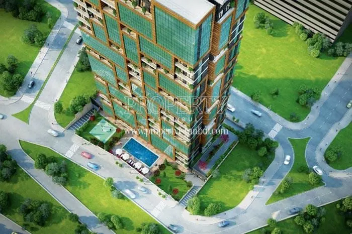 Alya Life Residence building from the top