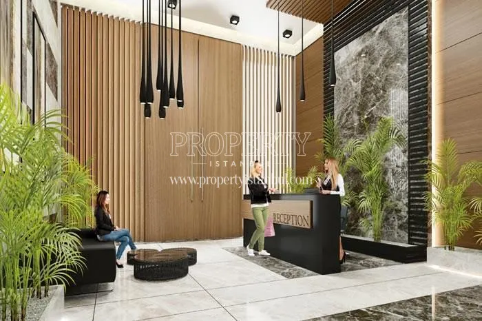 The reception in Alya Life Residence