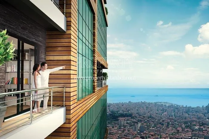 The sea view from the Alya Life Residence