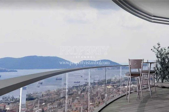 The viewing terrace in Alya Park Pendik