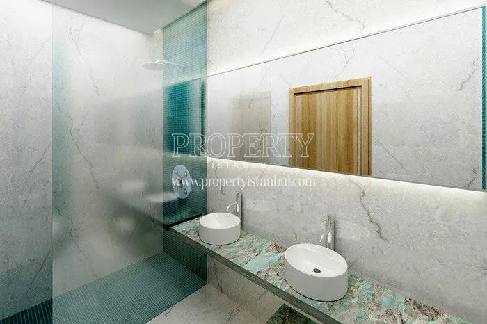 The large bathroom in Alya Park Pendik