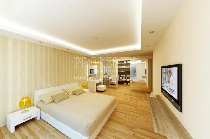 One of the bedrooms in Alya Park Pendik