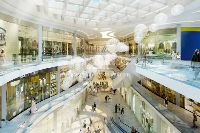 The shopping center in Anatolium Marmara project