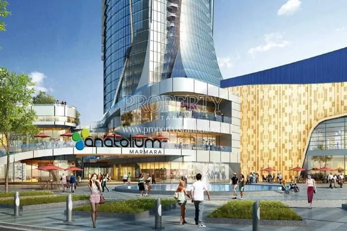 The entrance of Anatolium Marmara tower