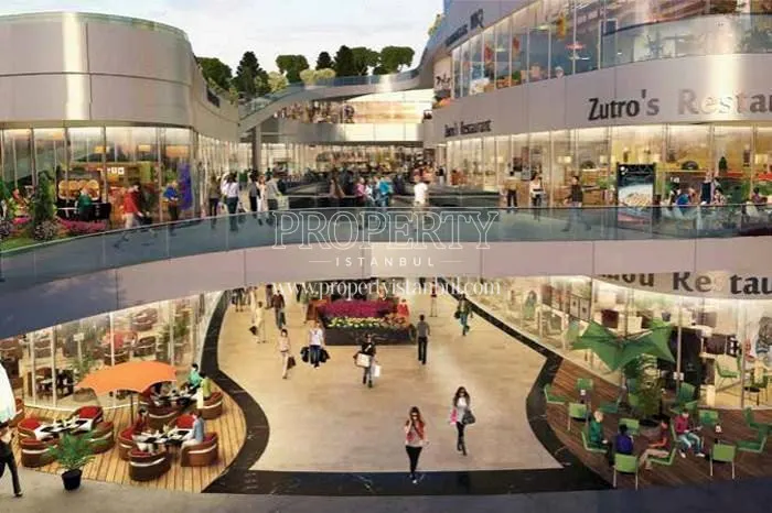 The shopping center in Anatolium Marmara