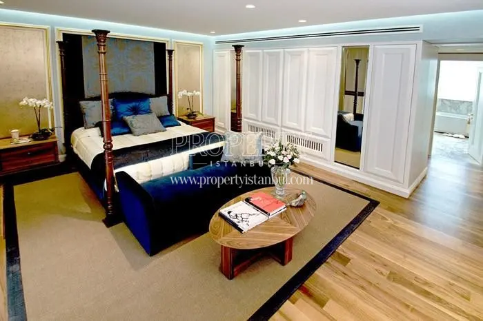 One of the master bedrooms in Andromeda Gold Atasehir