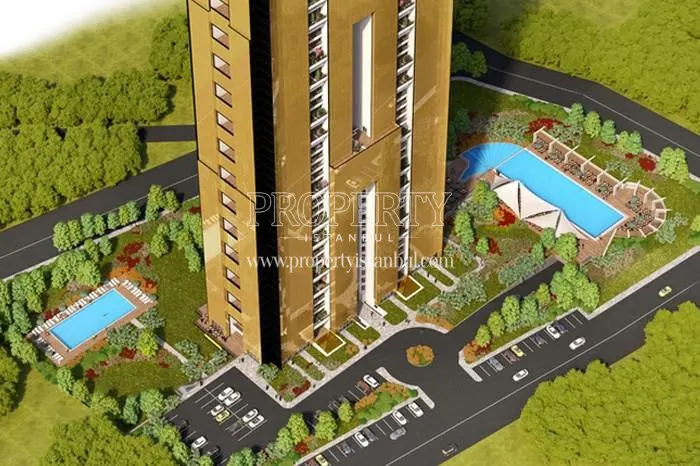 The panoramic view of Andromeda Gold Atasehir project