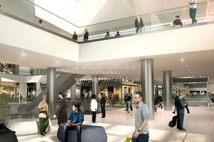 The shopping center in Antasya Residence