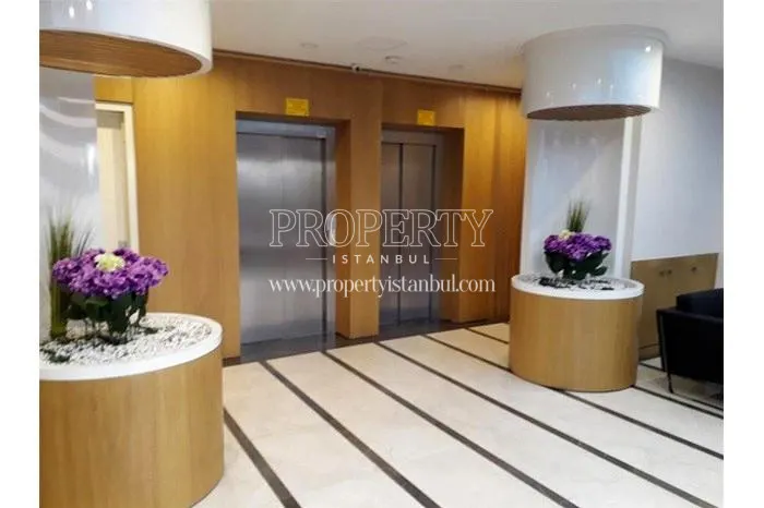 The elevators in the Aram Deluxe building