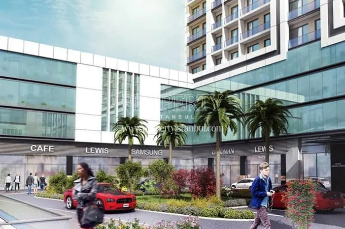 The shopping center in Aris Grand Tower