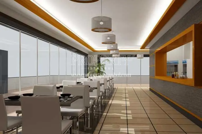 The restaurant in Aris Park Residence