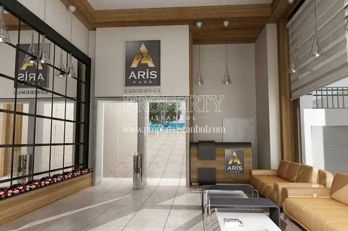 The lobby of Aris Park Residence