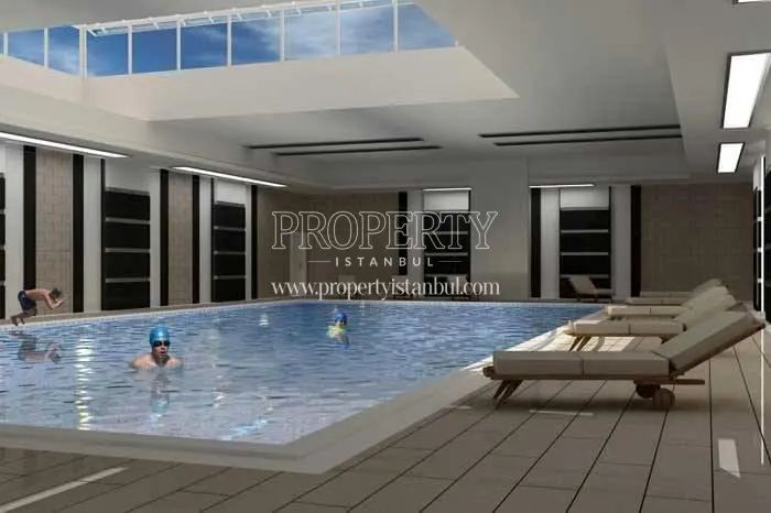 Indoor swimming pool in Aris Park Residence