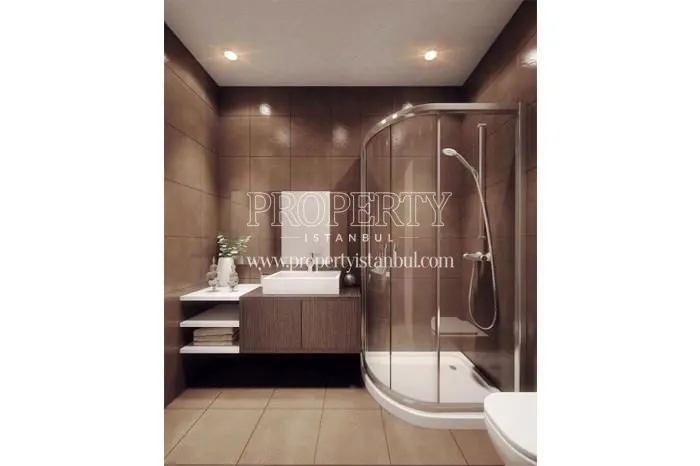 One of the bathrooms in Arma Menta