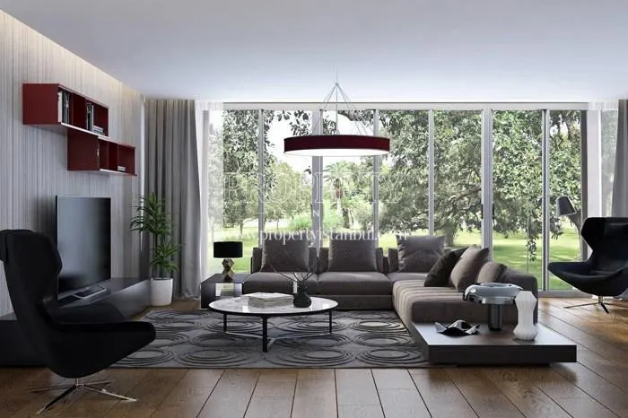 One of the living rooms in Arti Tarabya