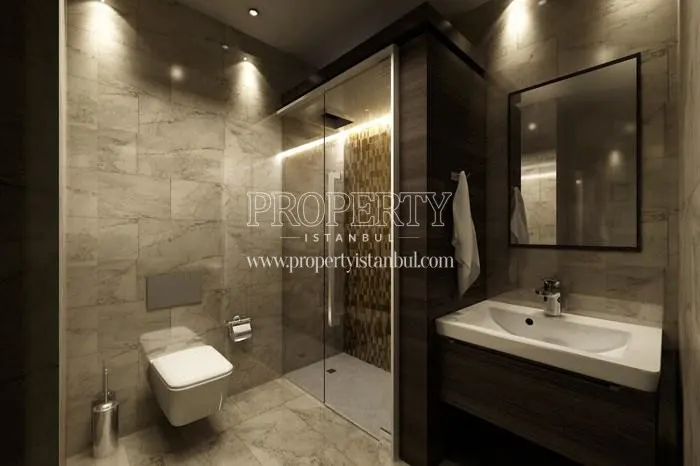 One of the bathrooms in Belgrad Life Villa