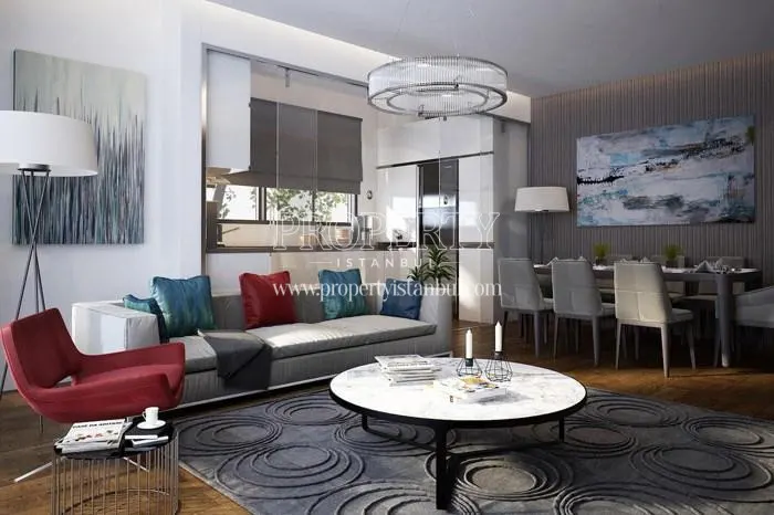 One of the living rooms in Arti Tarabya