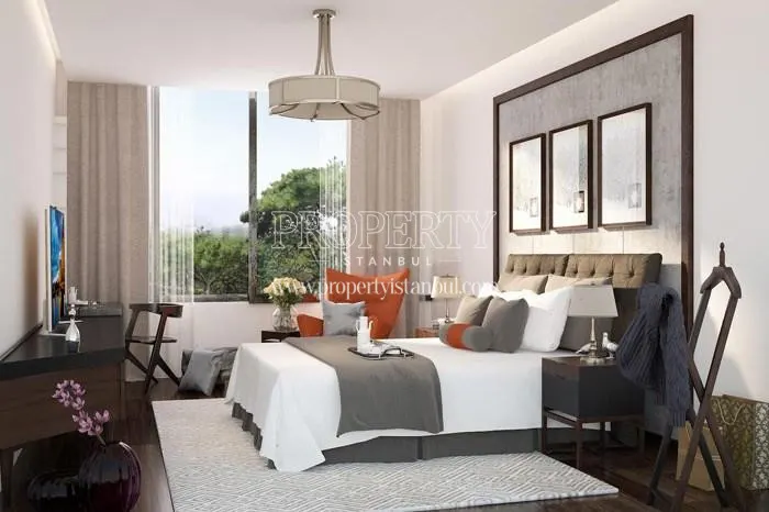 One of the master bedrooms in Arti Tarabya