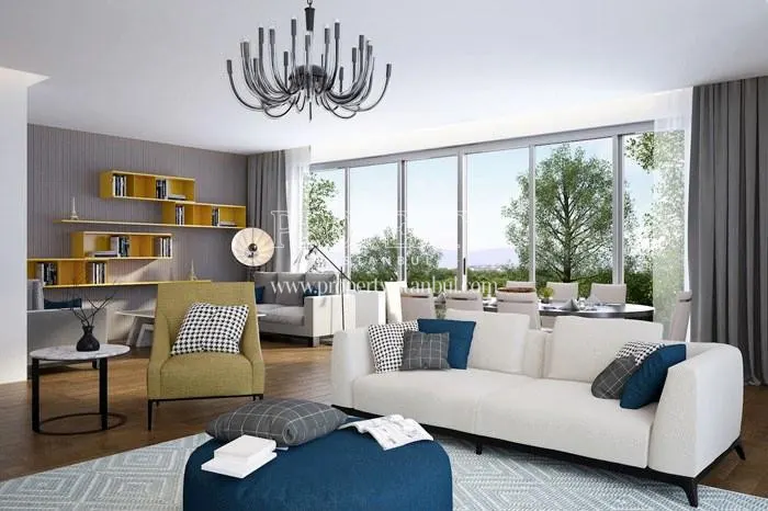 One of the living rooms in Arti Tarabya