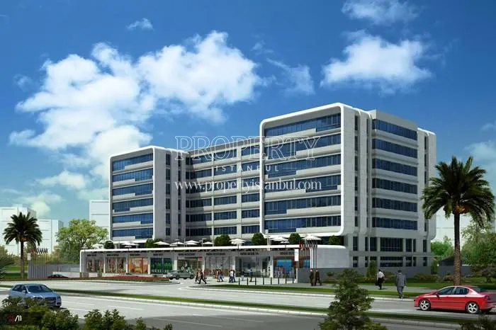 Arwen Istanbul Office & Residence building from the corner of the street