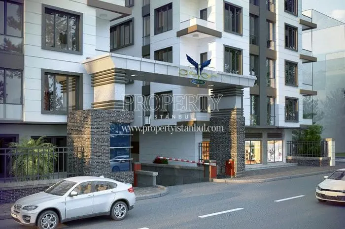 Asfor Atasehir compound entrance for cars