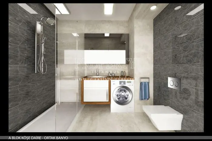 One of the bathrooms in Asia Park