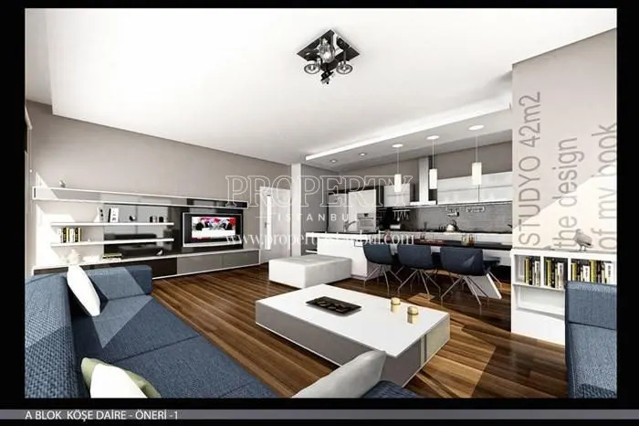 One of the living rooms in Asia Park