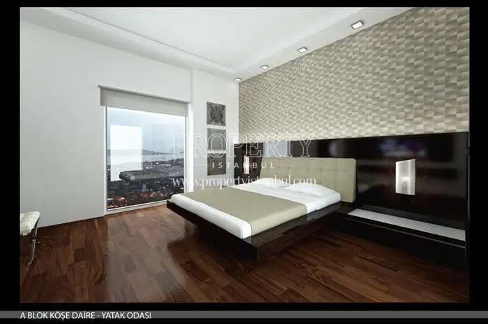 One of the bedrooms in Asia Park