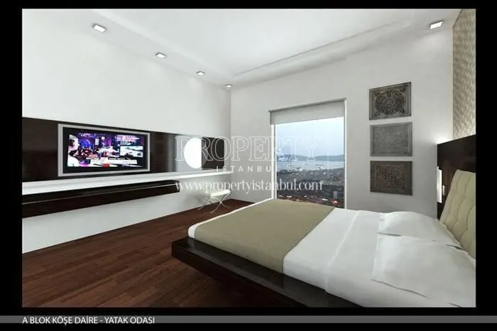 One of the bedrooms in Asia Park