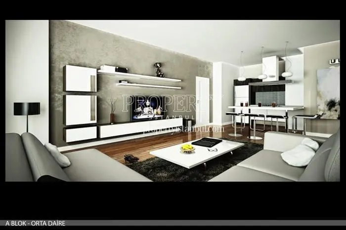The white living rooms in Asia Park