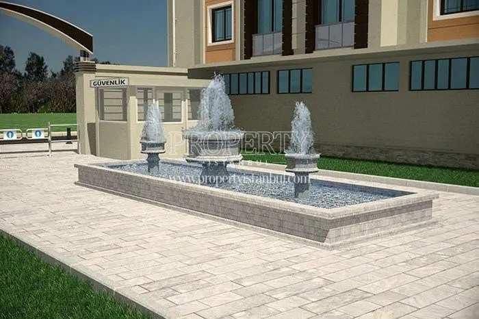 Artificial waterfall in Aslihan Konaklari