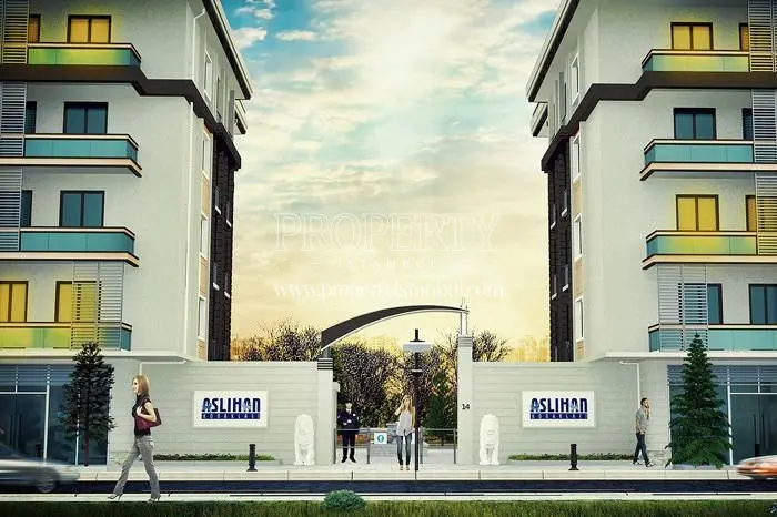 The entrance of the Aslihan Konaklari compound