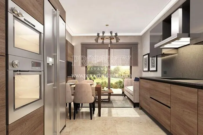 A kitchen in Asmali Bahce Sehir