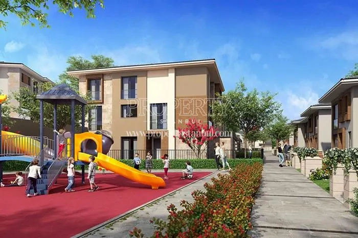 The playground for children in Asmali Bahce Sehir