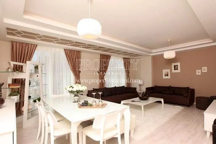 Spacious living room in Asmali Park Konaklari