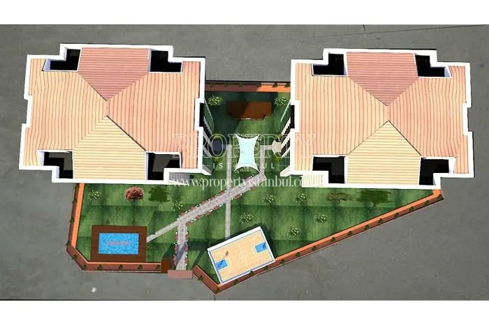 The panoramic view of the Asmin Park Residence project