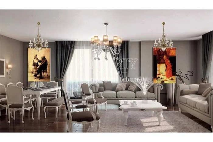 One of the living rooms in Asmin Park Residence