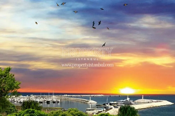 The sunset view from Asrin Konaklari