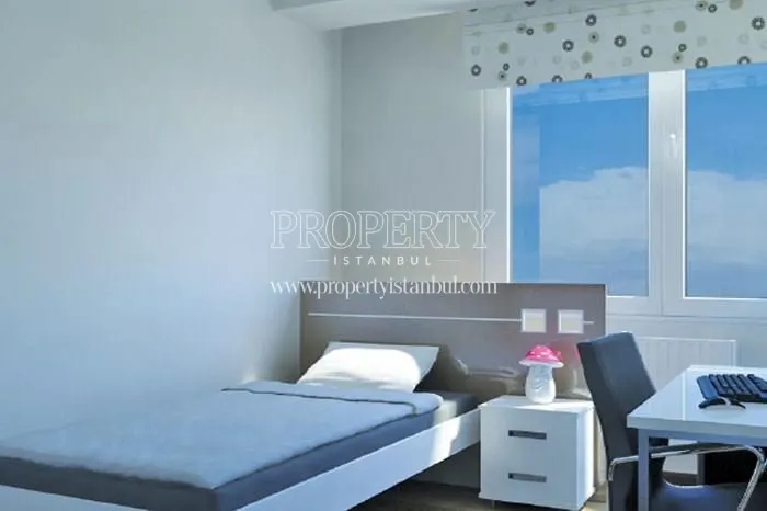 One of the bedrooms in Asrin Konutlari