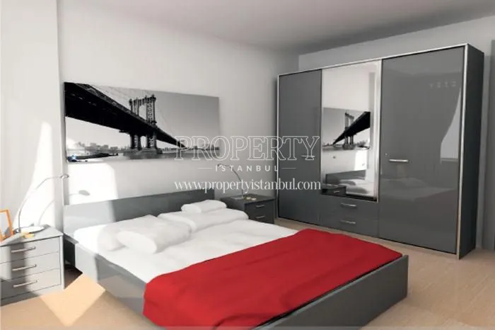 One of the master bedrooms in Asrin Konutlari