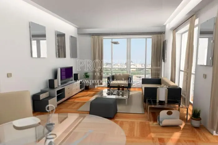 One of the living rooms in Asrin Konutlari