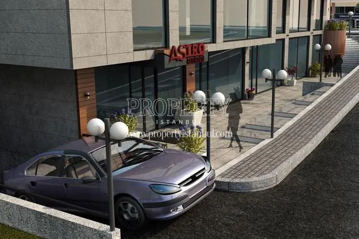 Garage exit in the Astro Beylikduzu complex