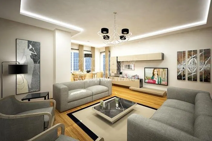 Spacious living room in Asude Yasam Halkali
