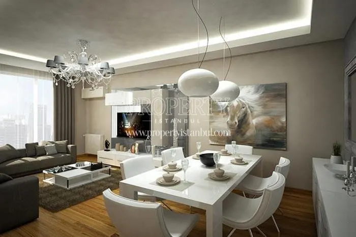 One of the living rooms in Asude Yasam Halkali