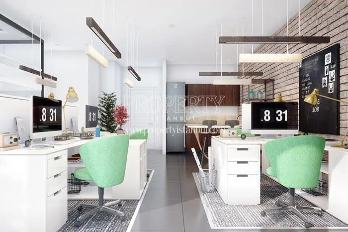 The offices in Atakoy Towers