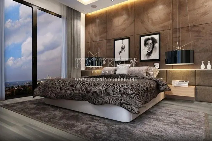 One of the bedrooms in Atalay Residence